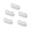 5 Pcs Nail Brushes For Cleaning Nails Transparent Nail Dust