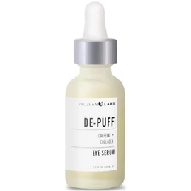 Valjean Labs DePuff Eye Serum with Caffeine and Collagen 1 Fl Oz Pack of 1