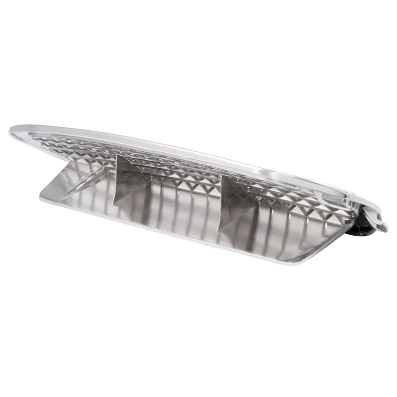 JMTAAT Chrome Hood Grille Air Intake Vent Cover Compatible with