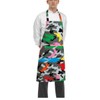 EGOCHEF Unisex Bib Apron, Multi-Colour, One Size, camouflage