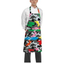 EGOCHEF Unisex Bib Apron, Multi-Colour, One Size, camouflage