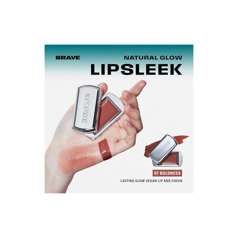 BRAYE Lipsleek Bálsamo Labial, Crema Monocromática Rubor 2 En 1