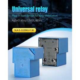 SLA-S-112DMJ-F-30 12VDC 30A 4Pins 1 Form A General Purpose Relay Normally Open Miniature High Power Relay