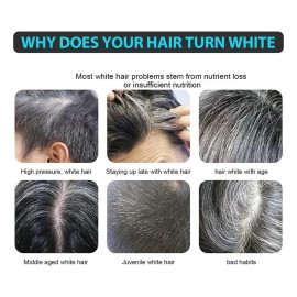 Mz Champú Para Oscurecer Barba Y Cabello, 2 Piezas