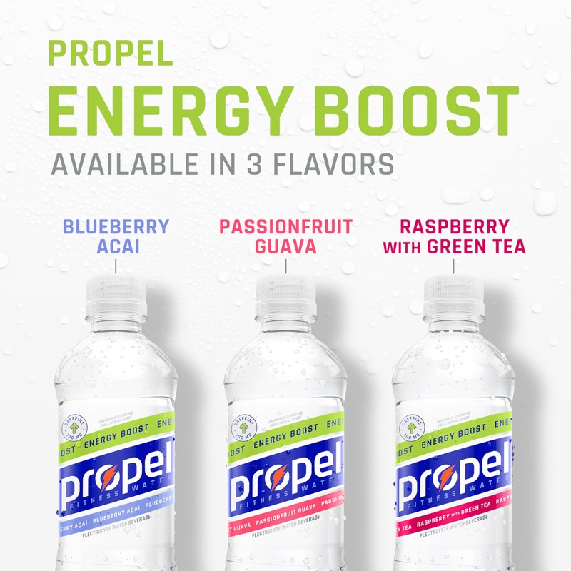 Propel Energy Boost Zero Calorie Flavored Water With Electrolytes and