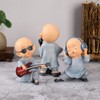 Kingzhuo Baby Buddha Statue Cute Buddha Monk Figurines Statue Mini