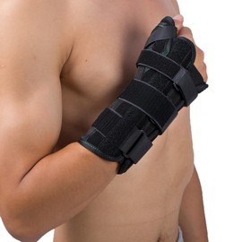 Wrist Brace with Thumb Spica Splint for De Quervain's Tenosynovitis Carpal Tunnel Pain Wrist & Thumb Stabilizer for Tendonitis Arthritis, Sprains & Fracture Forearm Support Cast (Left M/L)