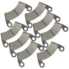 Caltric Front Rear Brake Pads for Polaris Ranger Crew 700