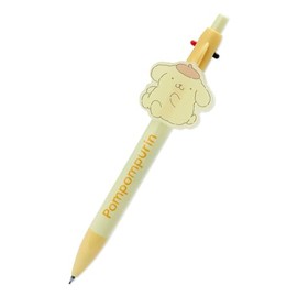 Sanrio 555444 Pompompurin 2-Color Ballpoint Pen & Mechanical Pencil (Plush Design Stationery)