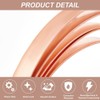 TA-VIGOR 1Pcs Copper Sheet Roll, 3000mm x 30mm x 0.1mm