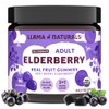 Llama Naturals Llama Naturals Real Fruit Sambucus Elderberry Gummies for