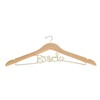 Wedding Hanger Anti Slip Wooden Clothes Hanger Iron Clothing Hanger