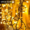 Solar String Lights, 2 Pack 33Ft Total 200LED Solar Christmas