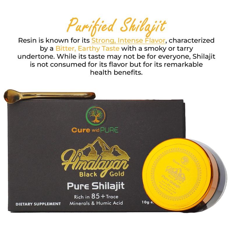 Cure wid Pure Himalayan Shilajit Resin - Lab Tested in