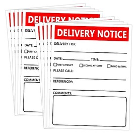 Delivery Notice,Missed Connections Label,4x3 inch Stickers for Postman,200 Pcs Per Pack