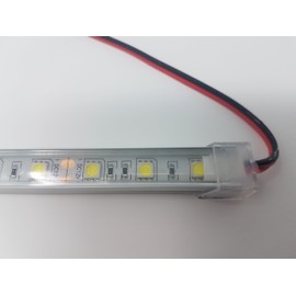 2 Pack | 20 Inch Blue Marine Grade Under Gunnel LED | Rigid LED Light Strip | Courtesy Accent Boat Light Strip | Waterproof IP65