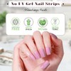 Envolturas para uñas, tiras de esmalte de uñas sin rayos