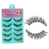 FOMIYES 5pairs Handmade Long False Eyelashes Soft Volumizing and Flexible