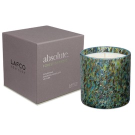 LAFCO New York Signature Candle, Forest Oakmoss - 15.5 oz - 90-Hour Burn Time - Reusable, Hand Blown Glass Vessel - Made in The USA