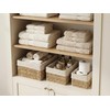 Rattanzenith Wicker Storage Baskets Set of 3, Bathroom & Shelf