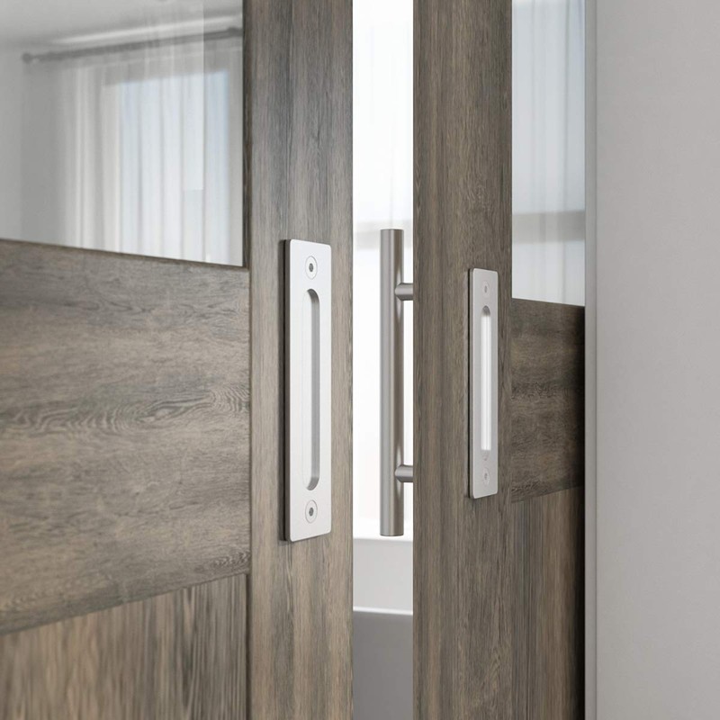 SMARTSTANDARD 2PCS Heavy Duty 12 Inch Sliding Barn Door Handle,