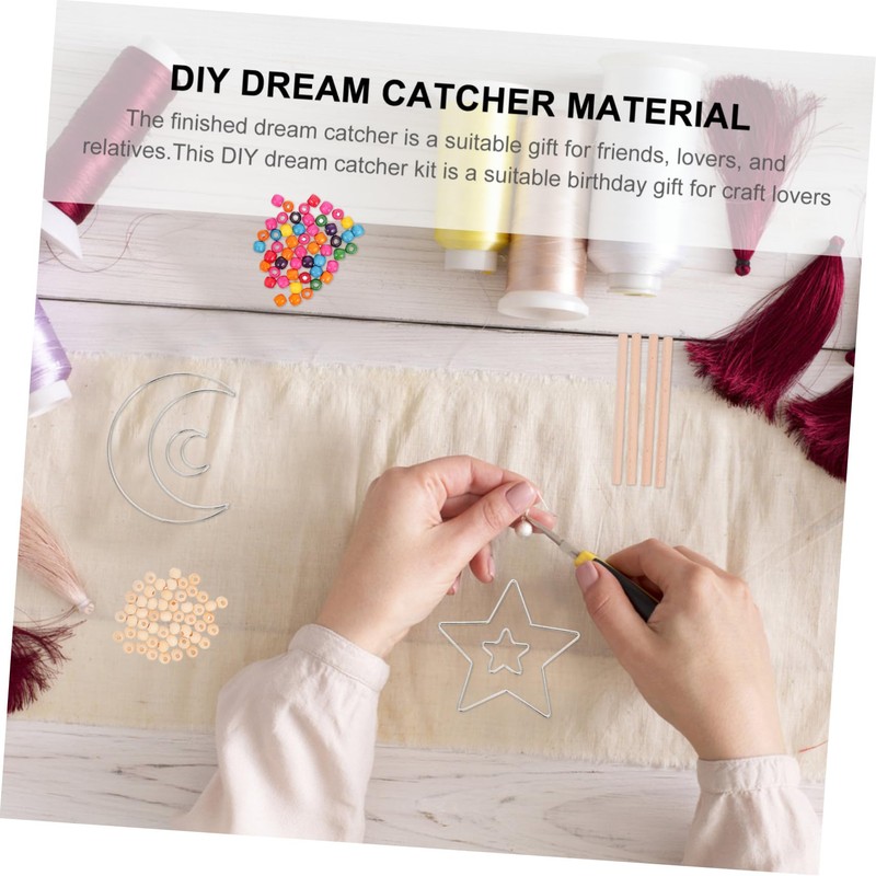 Alipis 109pcs Macrame Cord DIY Kit Dream Catcher Handmade Kit