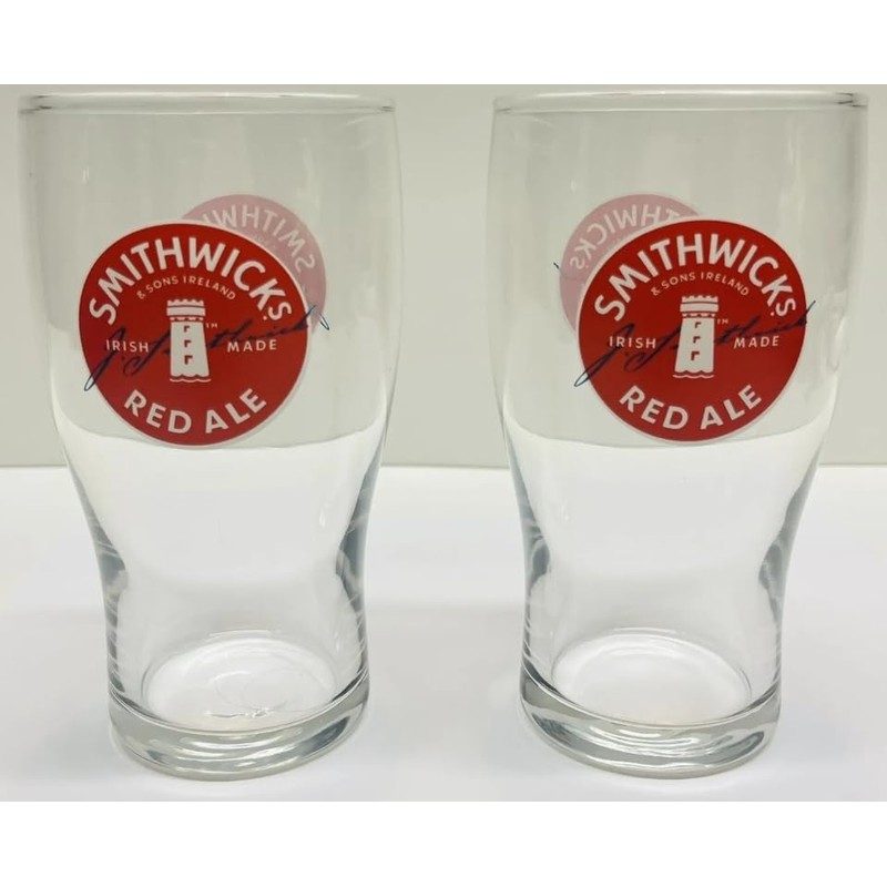 Smithwick's Irish Red Ale Signature Pub Glass Imperial 16 Ounce