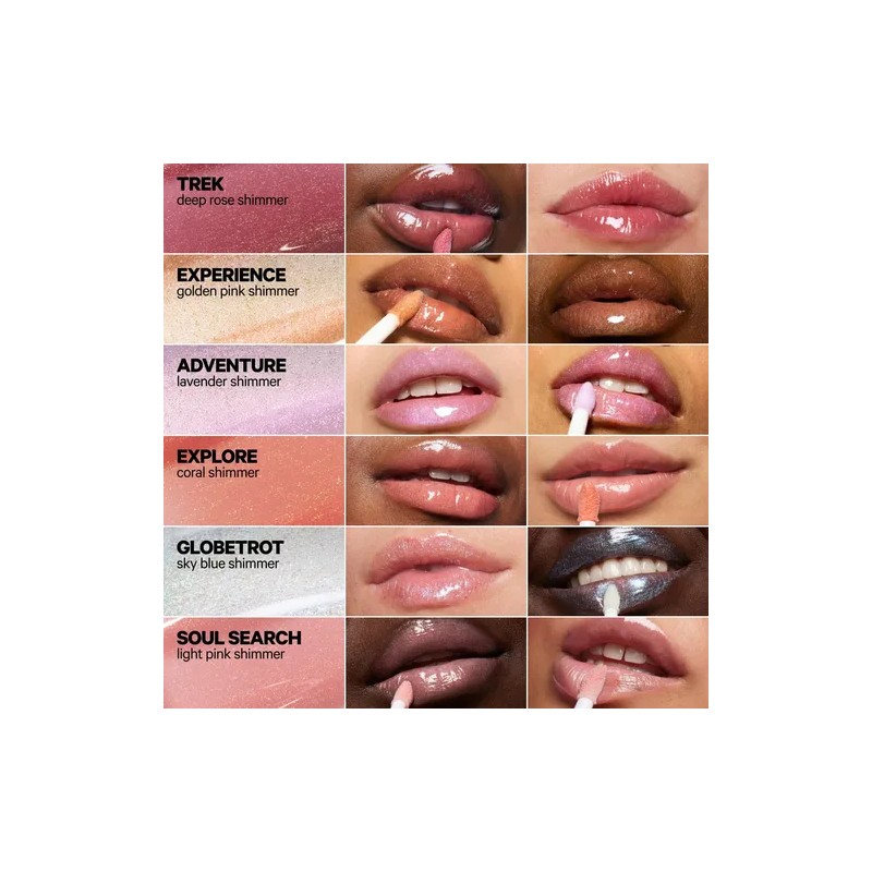 Brillo Labial Leche Maquillaje, Hidratante, Brillo Rosa Dora