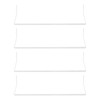 sourcing map 4pcs Pegboard Paper Towel Holder 11" Metal Peg