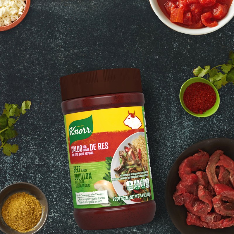 Knorr Granulated Bouillon Beef 15.9 oz, 12 Count