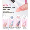 Chrome Nail Powder and Solid Builder Gel Kit BISHENGYF: 30g
