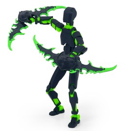 Finish Product T13 Action Figure Set, 3D Printed Multi-Jointed Dummy Titan13 Robot Lucky 13 Dummy 13 Robot Gift for Collectors Desktop Decorations