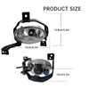 2pcs Fog Lights Compatible With 2010 2011 Honda CRV Fog