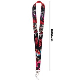 Pinstant Fight Club Brad Pitt Edward Norton David Fincher 90s Movie 17.7" Neck Lanyard Keychain Holder ID Badge Mobile Phone Pin Strap