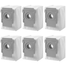 6 Pack Vacuum Bags, Effective Dust Filtration, Compatible with iRobot Roomba i & s & j Series, Replacement for i3+, i4+, i6+, i7, i7+(7550) j7, j7+i8+, s9+ Automatic Dirt Disposal Bags