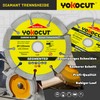 YOKOCUT Diamond Cutting Disc 125 mm Universal Cutting Disc for
