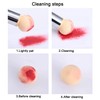 SILPECWEE 1pcs Nail Sponge Pen, Ombre Nail Brush Nail Design