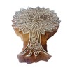 Paper Wood Stamp Large Leafy Tree Design Big Printing Block
