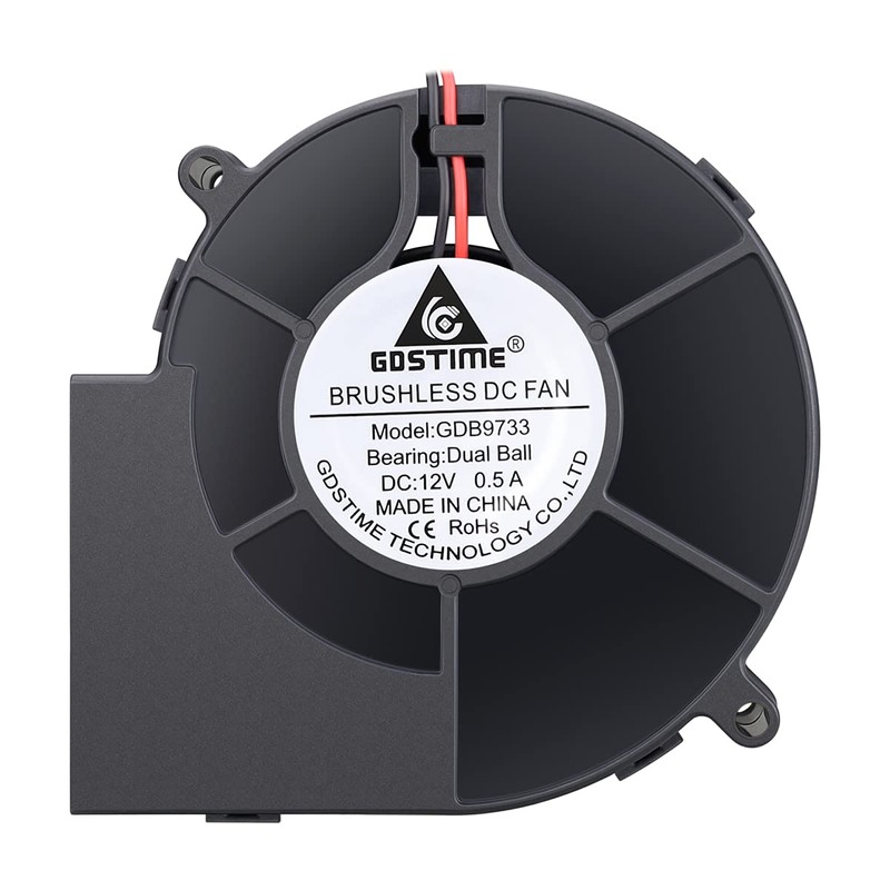 GDSTIME 97mm x 33mm DC Blower, 110V 220V AC Powered