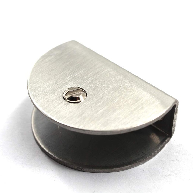 Glass Clamp 8-12mm Stainless Steel Glass Shelf Clips Wall Mounted