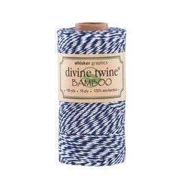 Divine Twine Eco-Bamboo, Navy/White