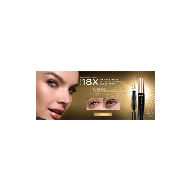 Supreme Volume Lbel Mascara Rimel Pestañas Original