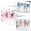 Outanaya 8pcs Manicure Glitter Powder Multi Fingernail Sequins for Nail