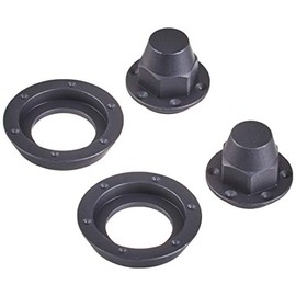 Tamiya 56556 Big Truck Option & Spare Parts No.56 TROP.56 Hub Nut for Single Tire Black 2 Pieces RC Parts