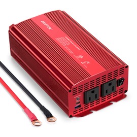 BESTEK 1000W Car Power Inverter, DC 12V to 110V Car Power Converter with 2 AC Outlets/30W PD USB-C/18W Quick USB A Charge Multi-Protection 1000 watt Power Inverter for Vehicles/Car/RV/Home