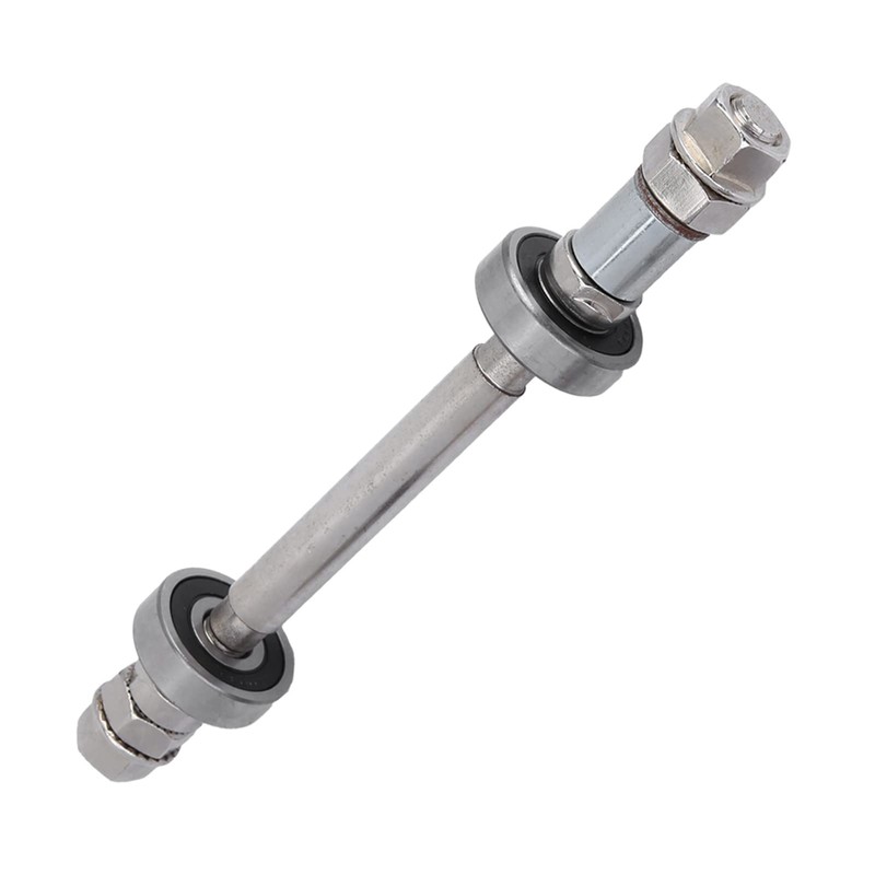 Vingvo Front Rear Wheel Hub Axle, Metal Bicycle Wheel Hub