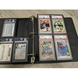 Ultra PRO Pro Slab 3-Ring Binder Page Graded PSA Card Holders Protector like Ultra Pro