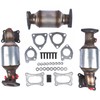 Complete Catalytic Converters (Bank1, 2 and Rear) Replacement for 2009-2015
