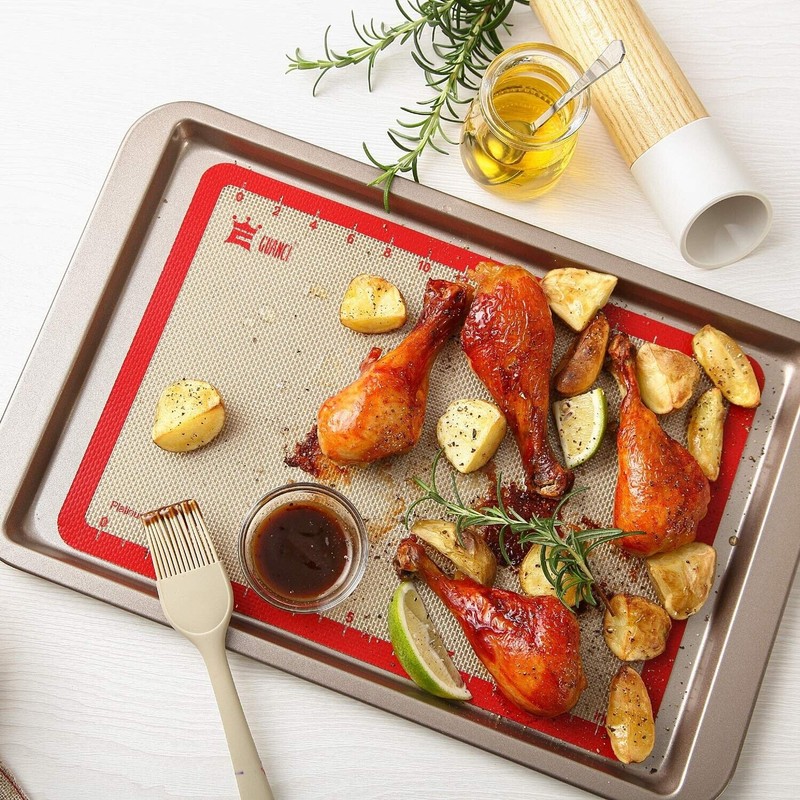 GUANCI Silicone Baking Mat Set of 4, GUANCI Grade Food