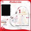HOWAF 1st Wedding Anniversary Plaque Romantic Gifts for Her Him,